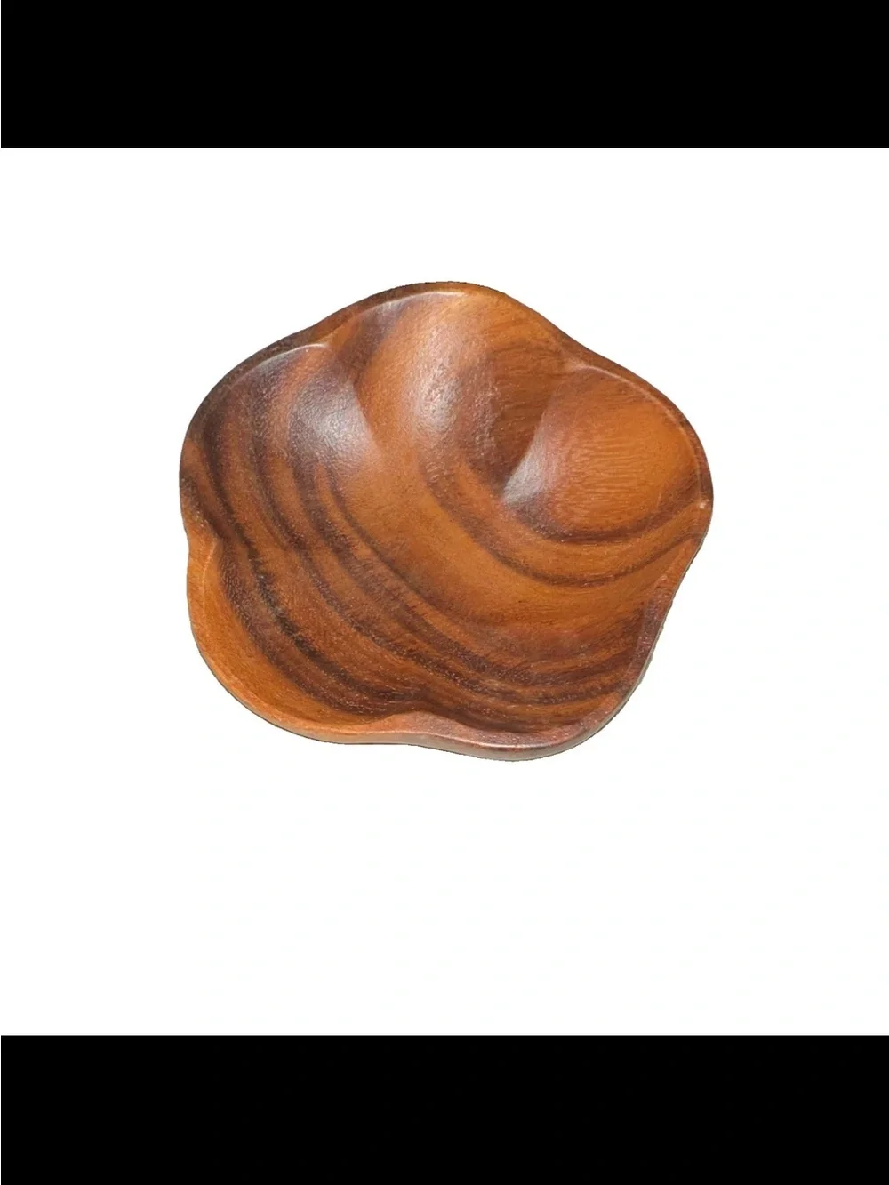Beekman Home Artisan Wooden 3-Bowls and Serving Tray - Brown